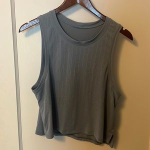 Lululemon dusty blue tank